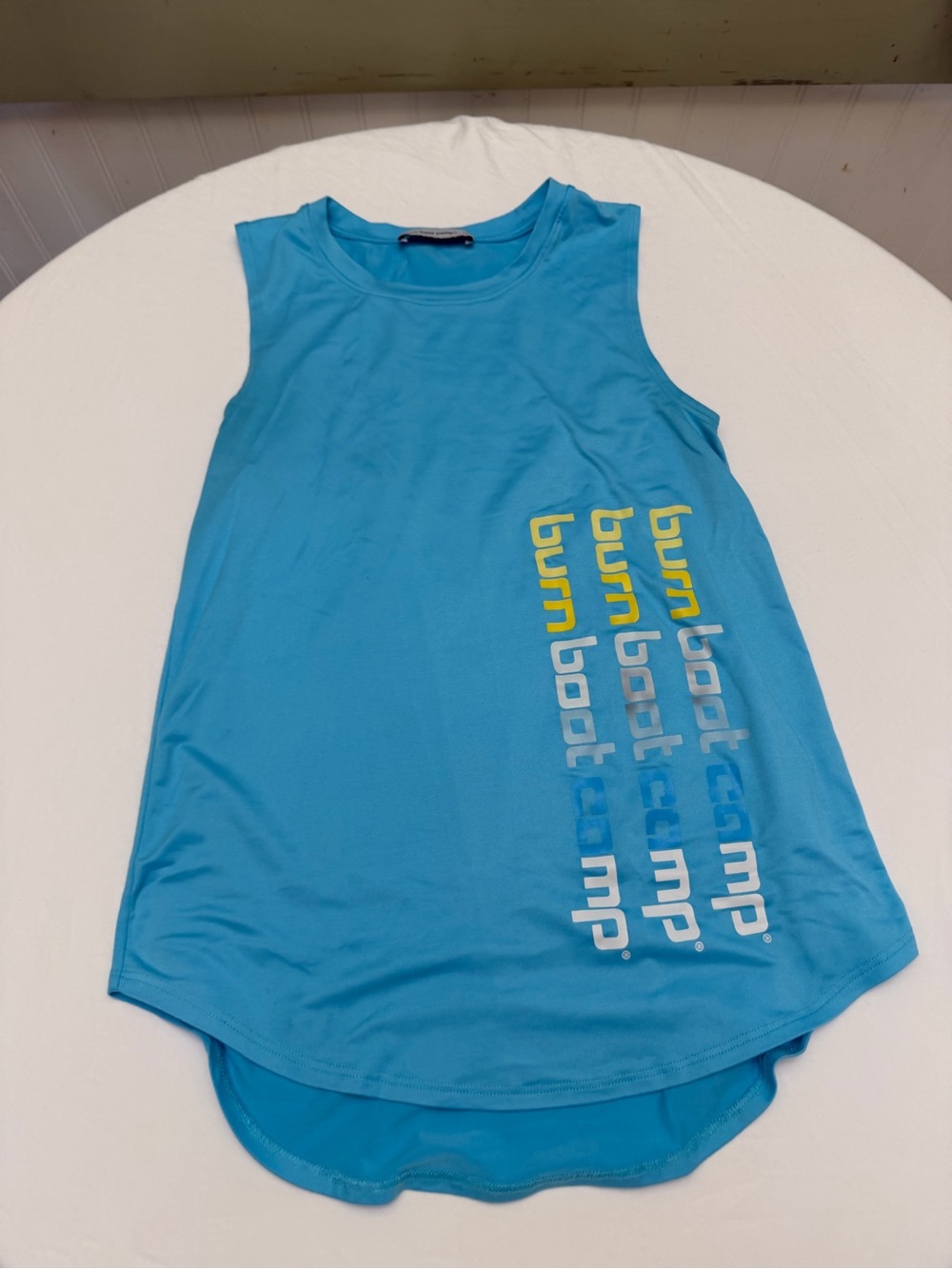 Blue Sleeveless Tank Top